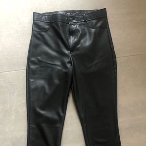 Zara Faux Leather Pants